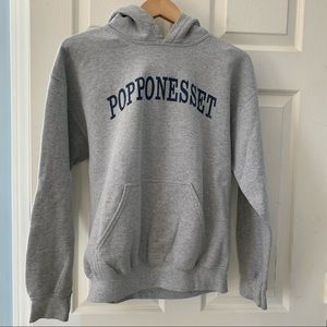 Popponesset gray hoodie sweatshirt